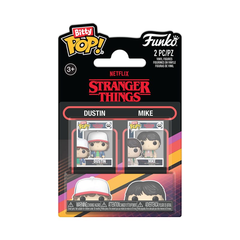 Stranger Things Dustin & Mike Bitty POP! Vinyl Figure 2-Pack