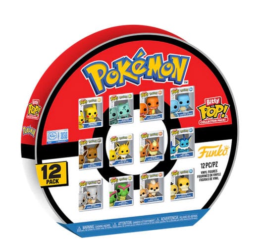 Pokemon Bitty POP! Vinyl Figure Multipack - 12 Display Set