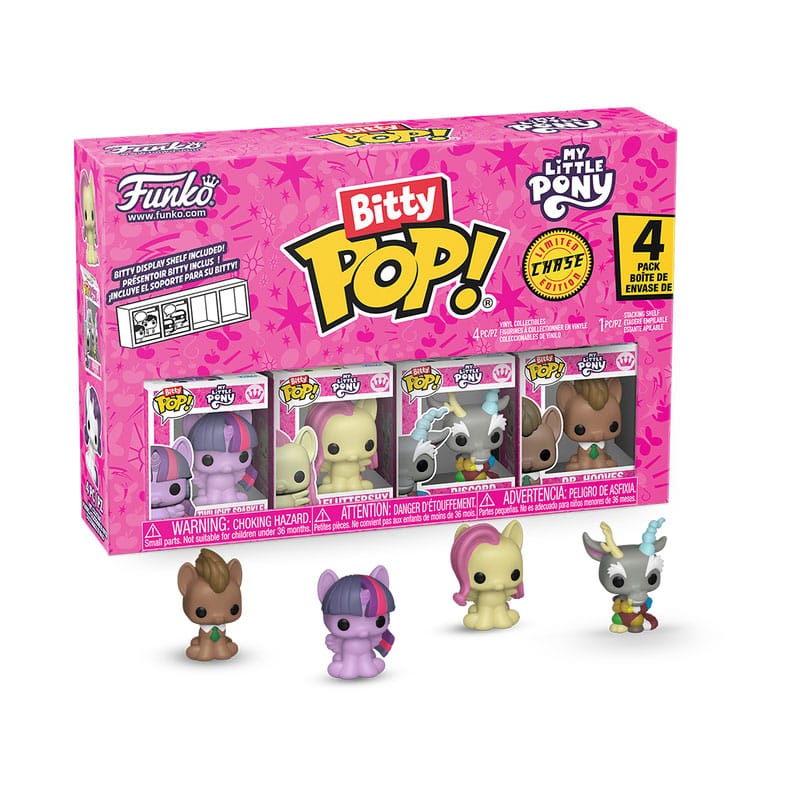 My Little Pony Bitty POP! Vinyl Figures 4-Pack with Mystery Figure