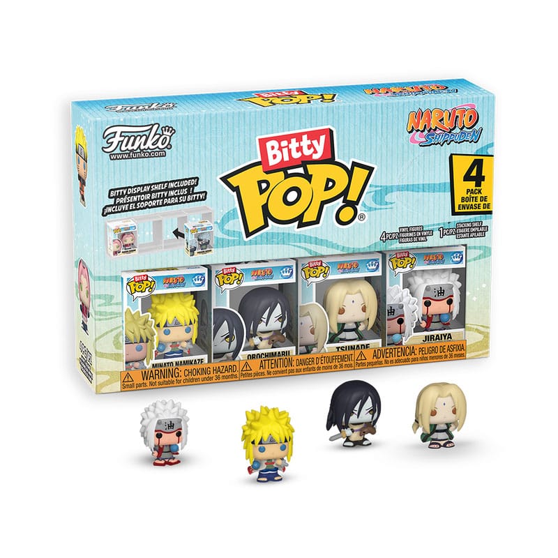 Naruto Shippuden Bitty POP! Vinyl Figure 4-Pack Team 2