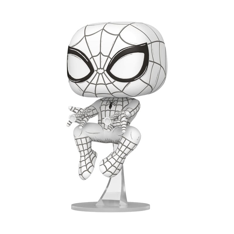 Marvel POP! Spider-Man Sketched Vinyl Figure, 9cm by Funko