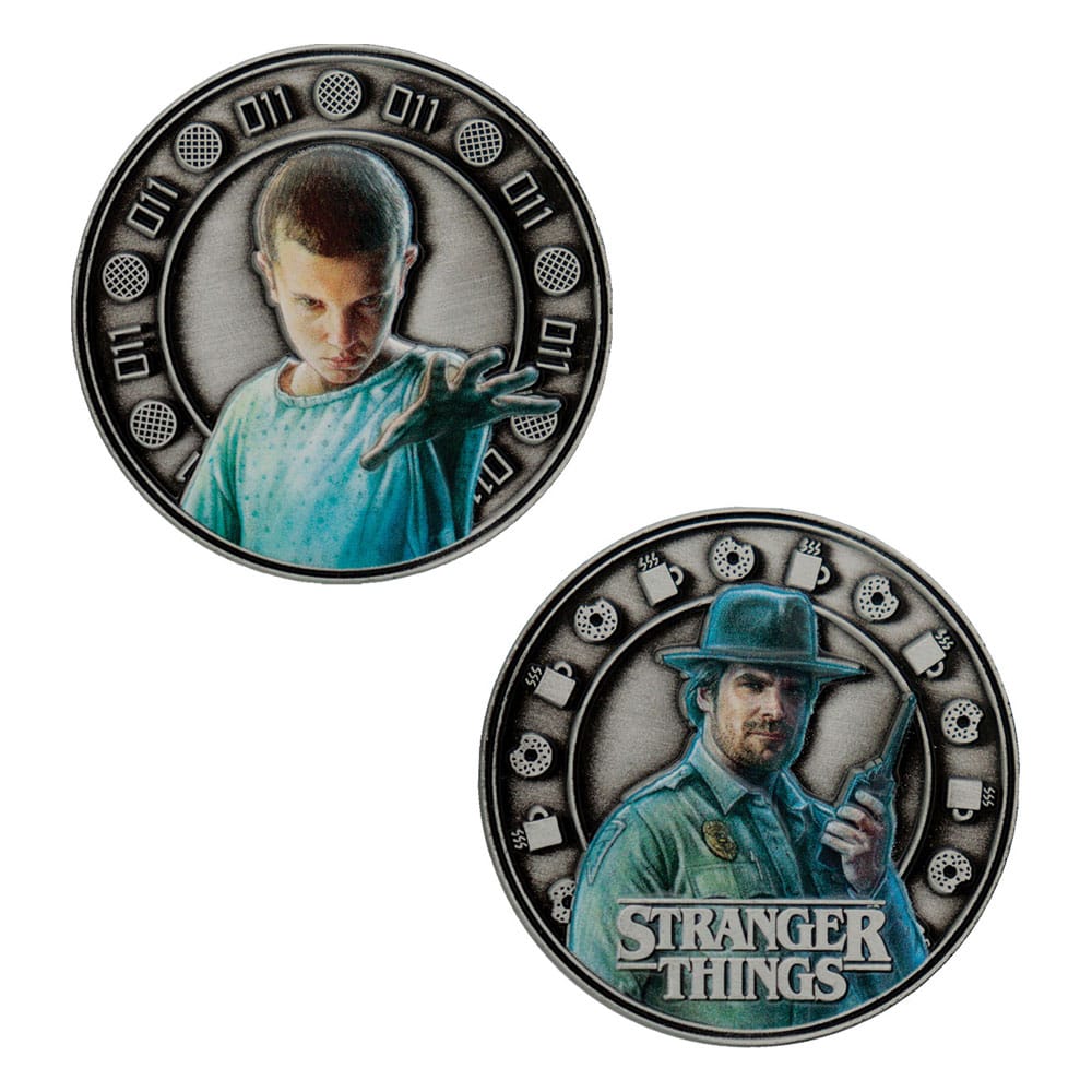 Stranger Things Limited Edition Eleven & Hopper Collectable Coin