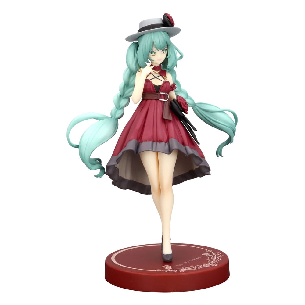 Trio-Try-iT Hatsune Miku Outing Dress Statue - Red Ver. - 19 cm