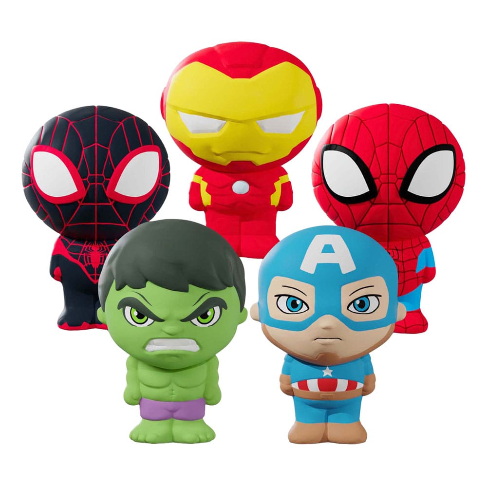 Avengers Super Squishy-Figures, 9 cm Soft Anti-Stress Marvel Toy