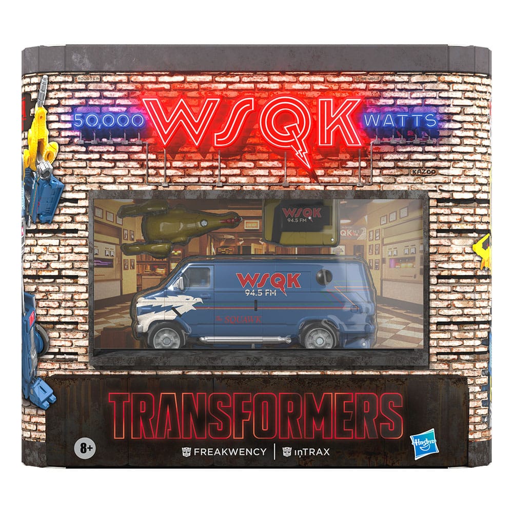Stranger Things x Transformers Freakwency & 8-Trax Action Figure 2-Pack