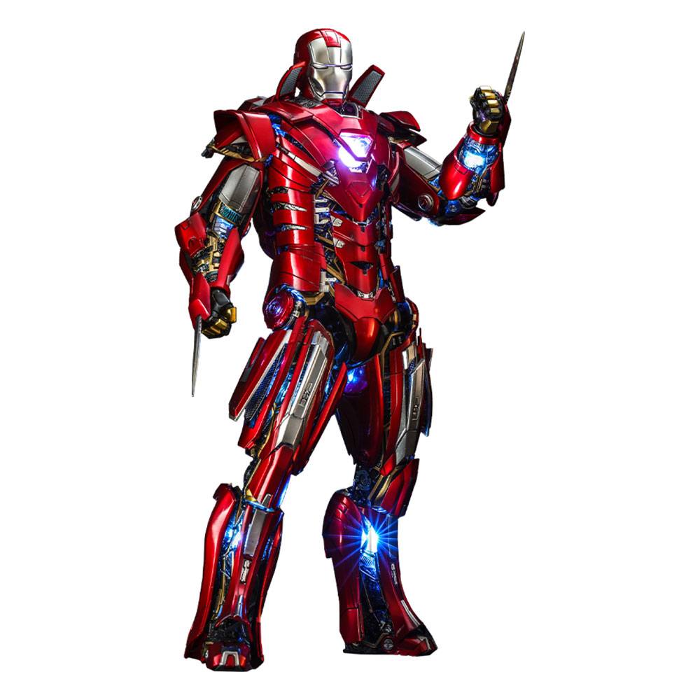 Iron Man 3 Armor Suit Up Figure - Silver Centurion 32 cm