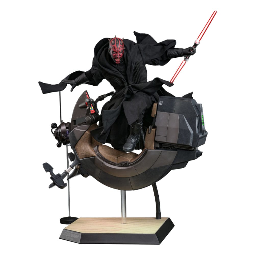 1/6 Star Wars Episode I Darth Maul Action Figure with Sith Speeder