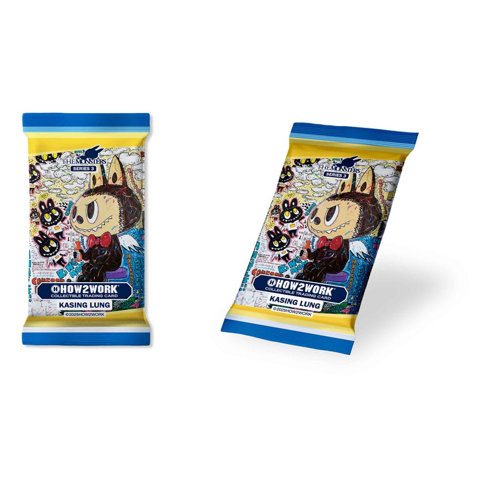 How2work Labubu Collectible Chrome Trading Cards The Monsters Series 3 Booster Box