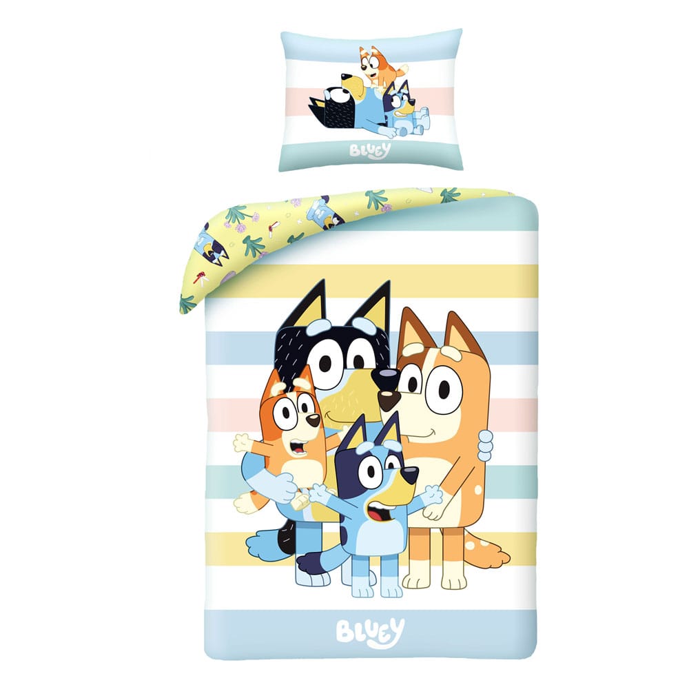 Bluey Official Cotton Duvet Set - 140 x 200 cm / 70 x 90 cm