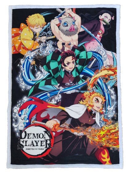 Demon Slayer: Kimetsu no Yaiba Official Fleece Blanket (100 x 150 cm)