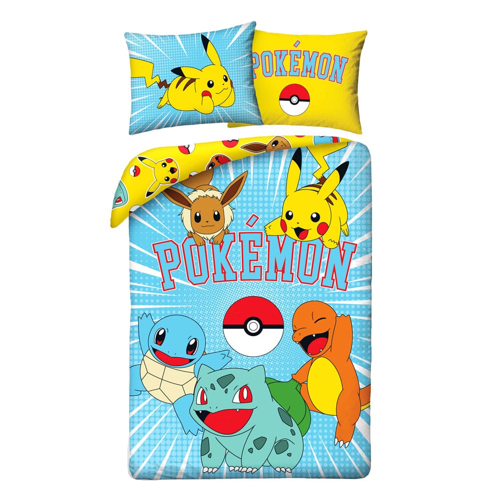 Pokémon Duvet Set Ver. 14 (140cm x 200cm) by Halantex