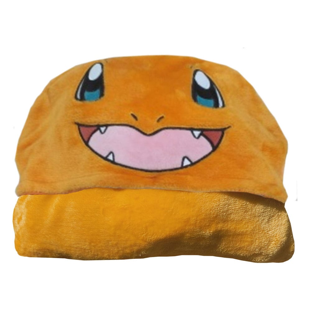 Pokémon Charmander Coral Hooded Blanket (120 x 150 cm)
