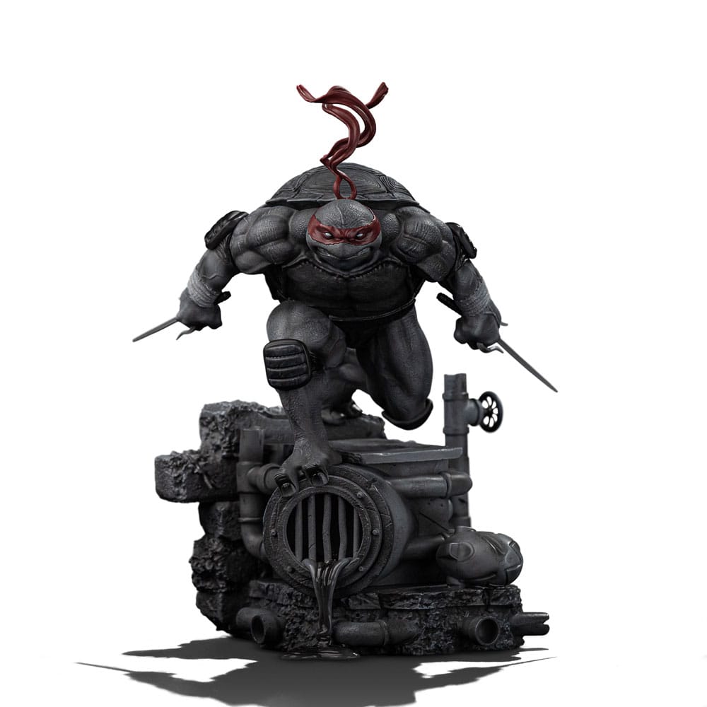 Teenage Mutant Ninja Turtles Raphael B/W Variant 1/10 Scale Statue - HEO Exclusive