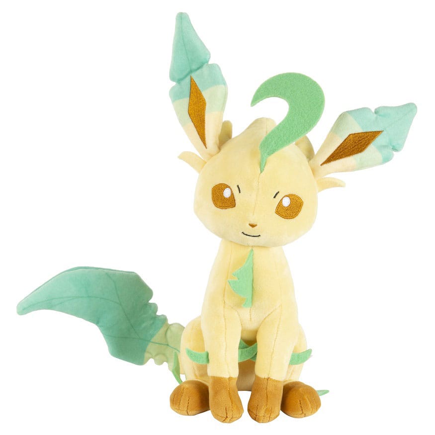 Pokémon Leafeon Plush Figure 20cm - Jazwares Official Merchandise
