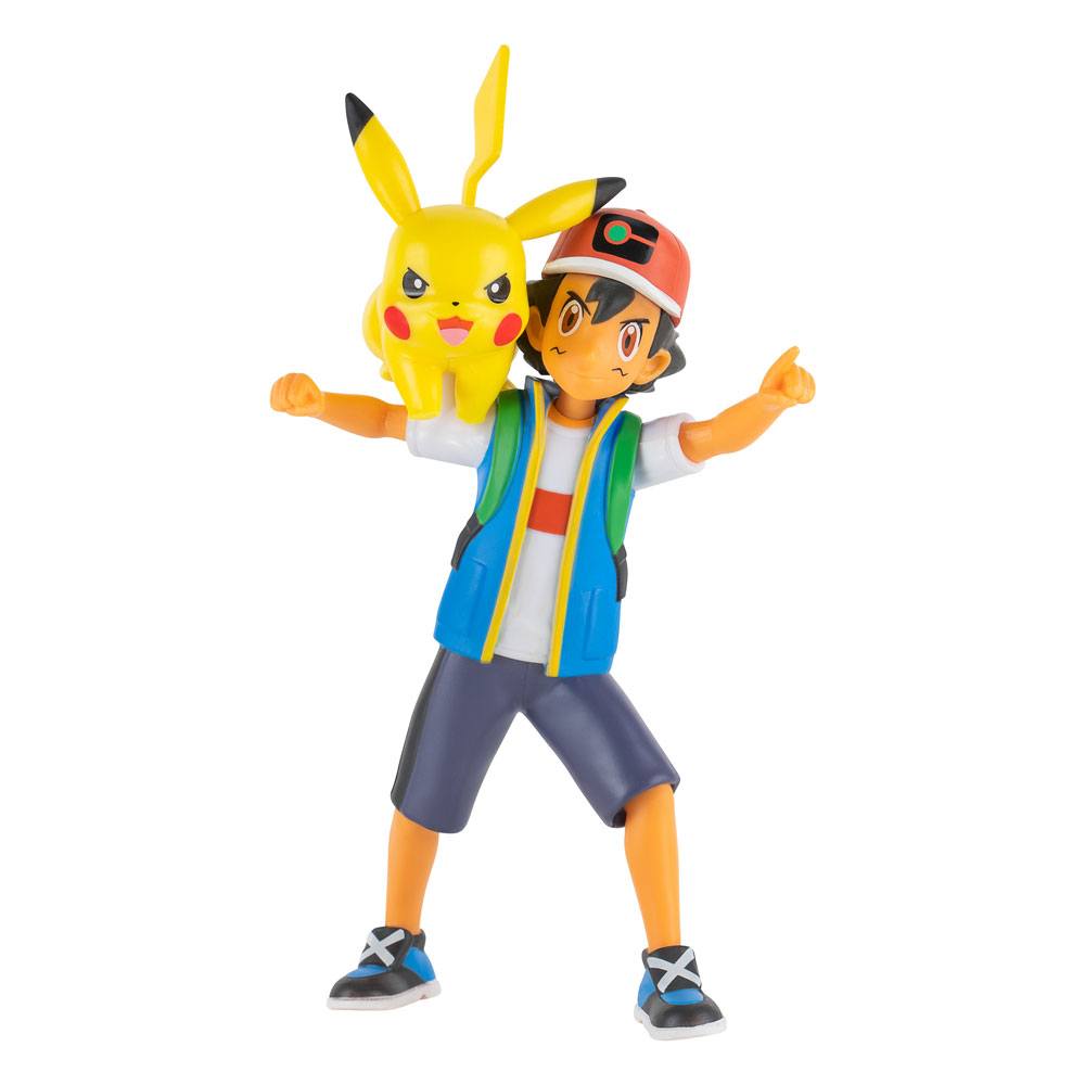 Pokémon 11 cm Battle Feature Figures - Ash & Pikachu