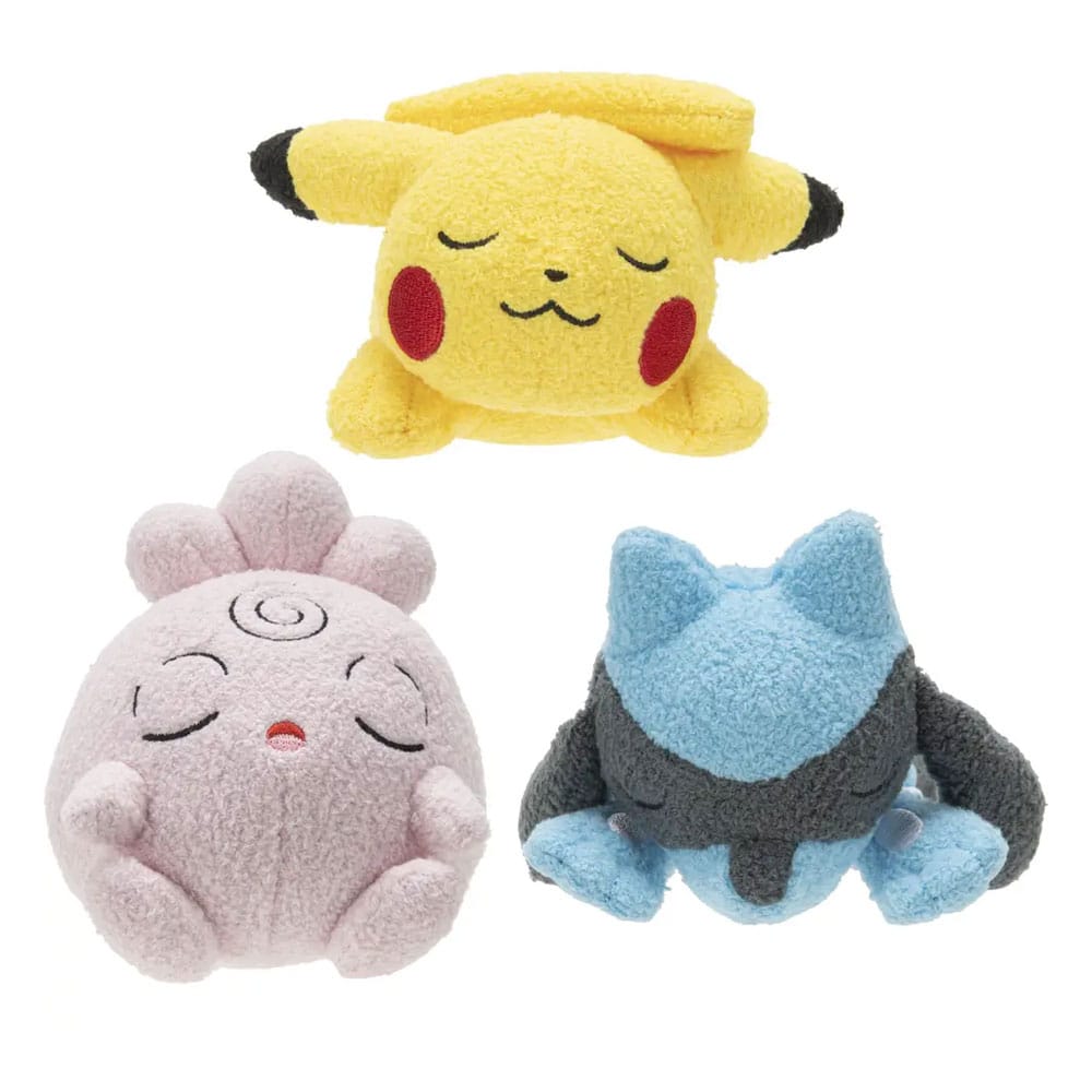 Pokémon Sleeping Plush - Version 7 Assortment (9 pcs, 12 cm)