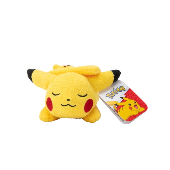 Pokémon Pikachu 12cm Sleeping Plush Figure by Jazwares