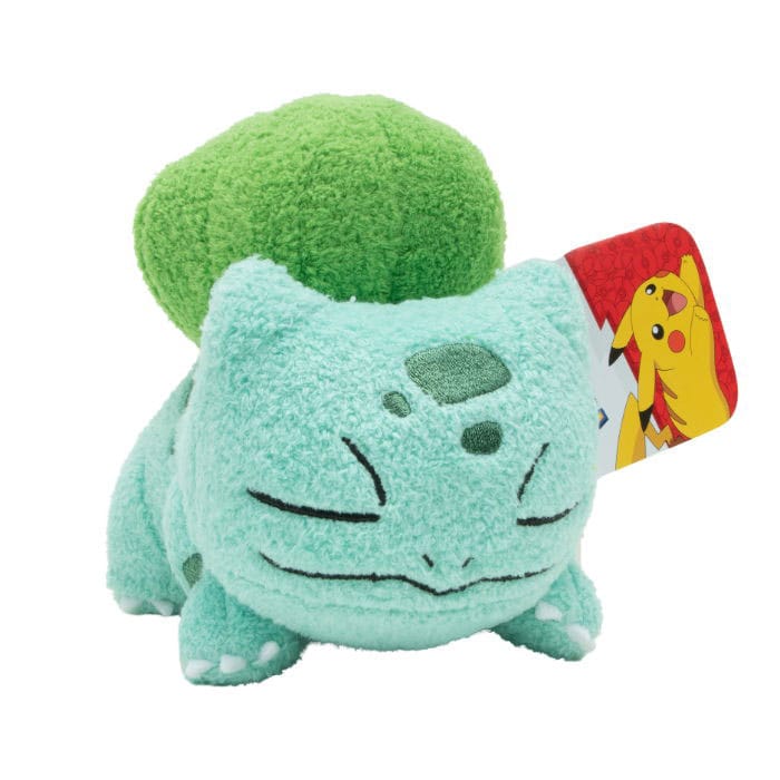 Pokémon Bulbasaur Sleeping Plush Figure, 12 cm - Jazwares