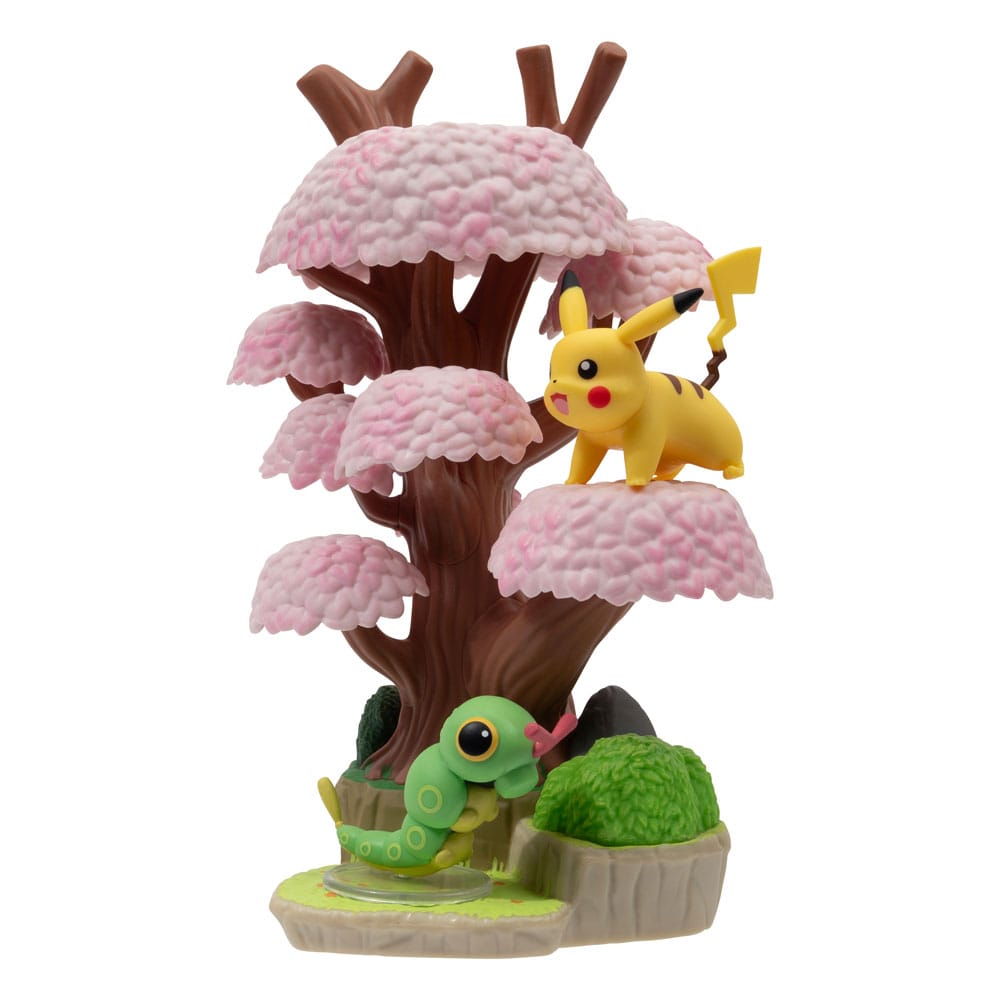 Pokémon Spring Forest Miniature Set - Pikachu & Caterpie