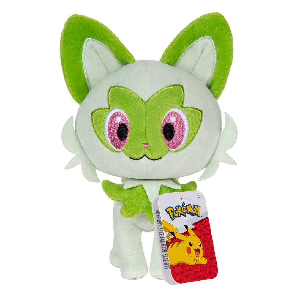 Pokémon Sprigatito Plush Figure by Jazwares, 20cm