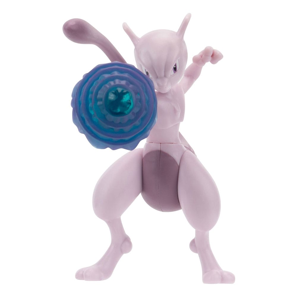 Pokémon Mewtwo Battle Feature 10cm Figure by Jazwares