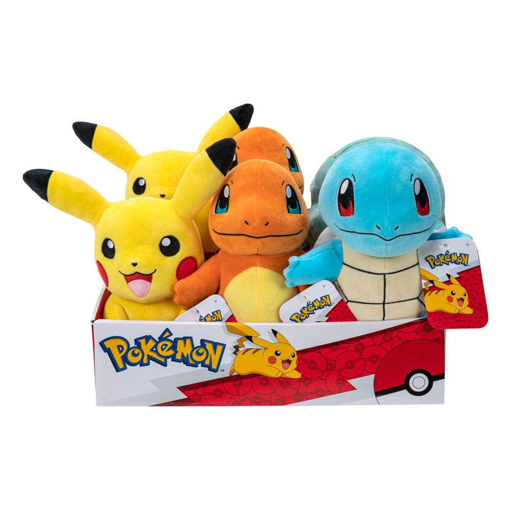 Pokémon Kanto Plush Figures 20cm Set by Jazwares (6)