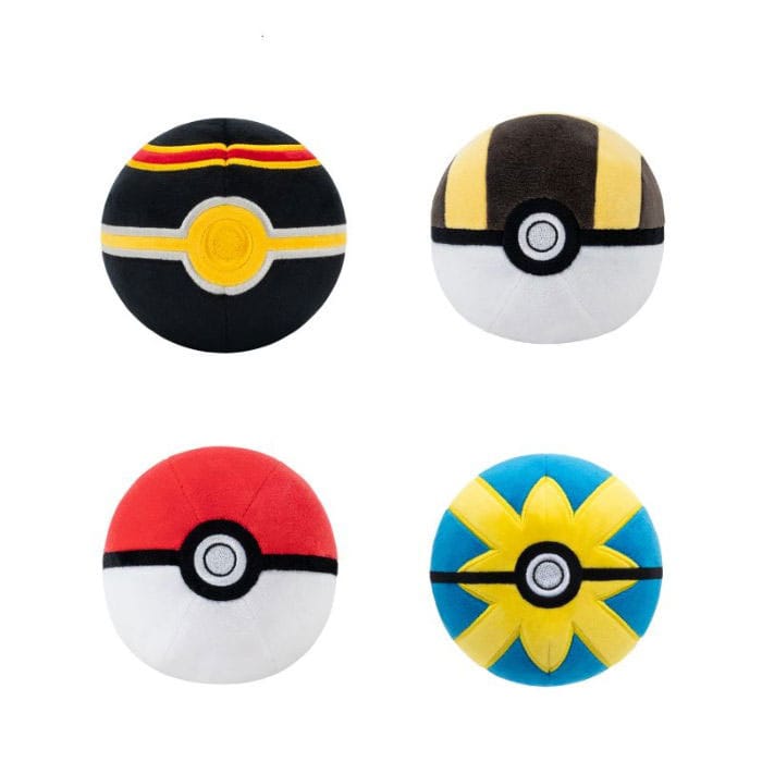 Official Pokémon 10cm Plush Figure Pokeball - Random Selection