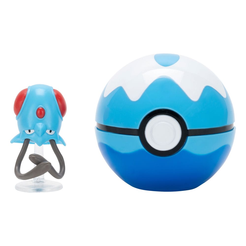 Pokémon Clip'n'Go Poké Balls with Tentacool & Dive Ball
