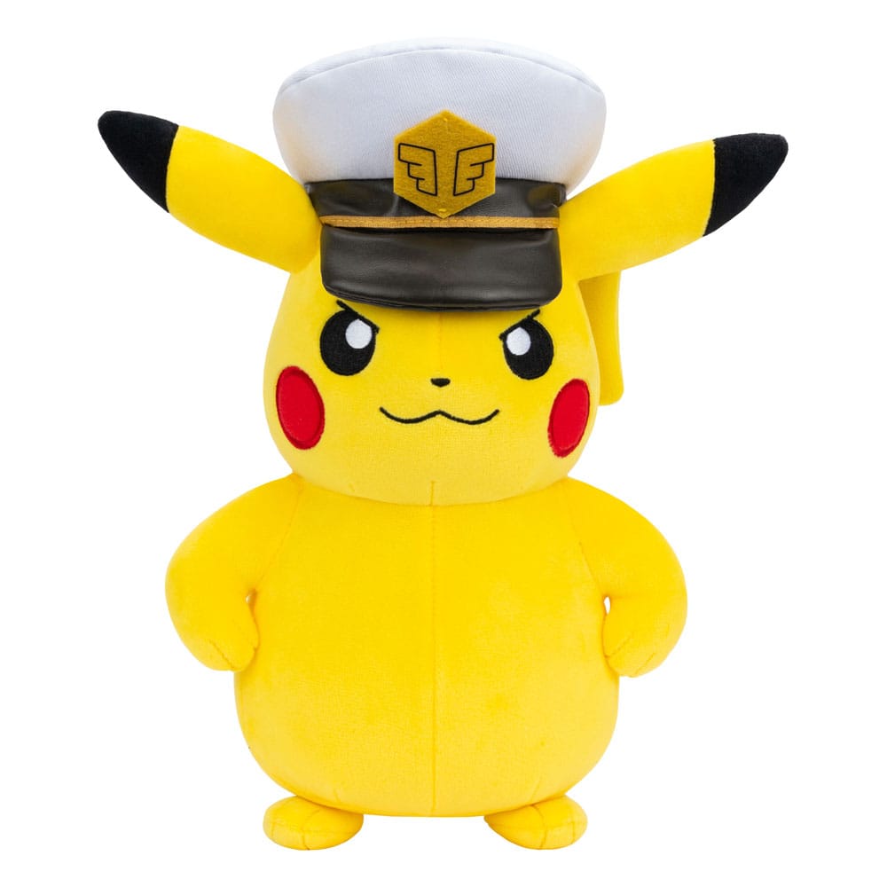 Pokémon Captain Pikachu Plush Figure 20 cm - Jazwares