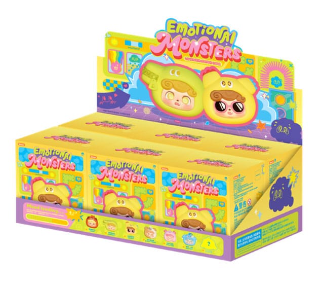 QKid Emotional Hairy Monsters Series Earphone Bag Display