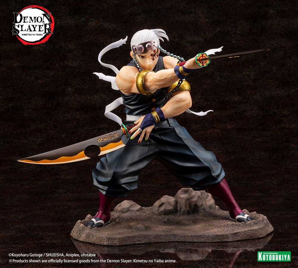 Demon Slayer: Kotobukiya ARTFXJ Tengen Uzui Statue, 1/8 Scale