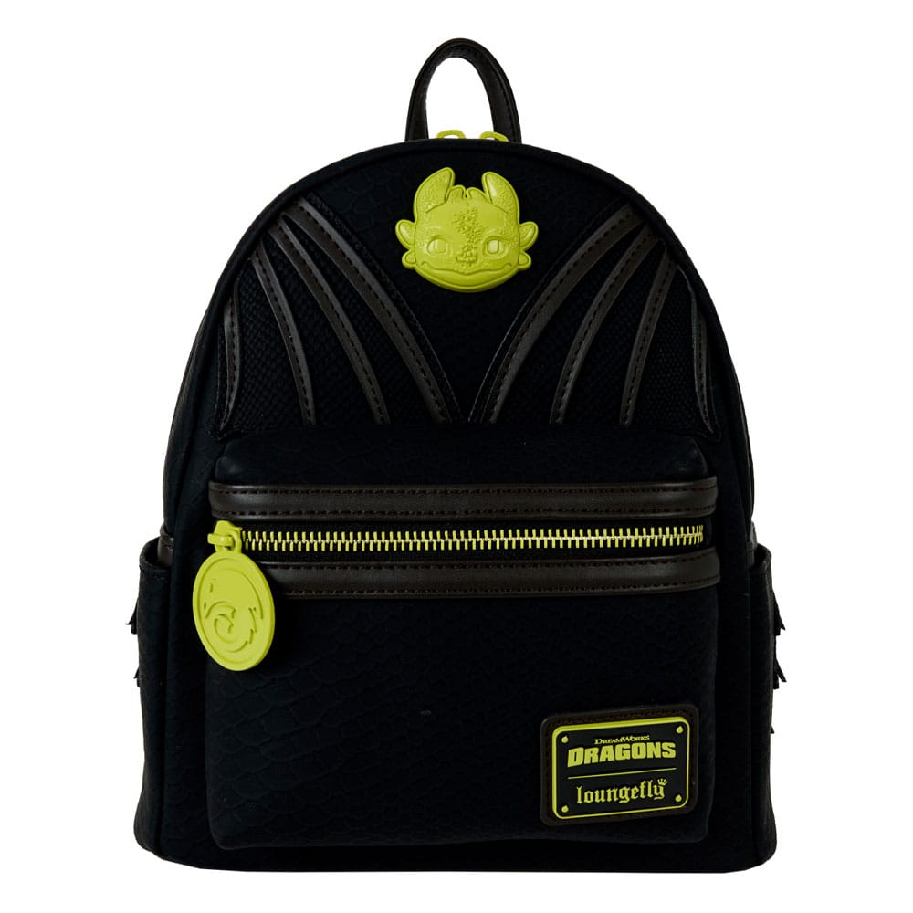 Dreamworks Loungefly Mini-Backpack: How to Train Your Dragon Print