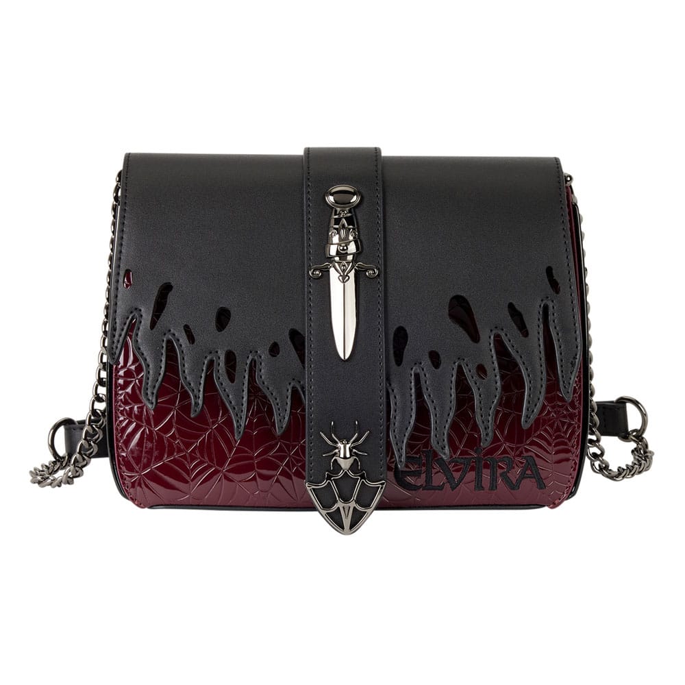 Elvira Loungefly Official Leather Crossbody Bag