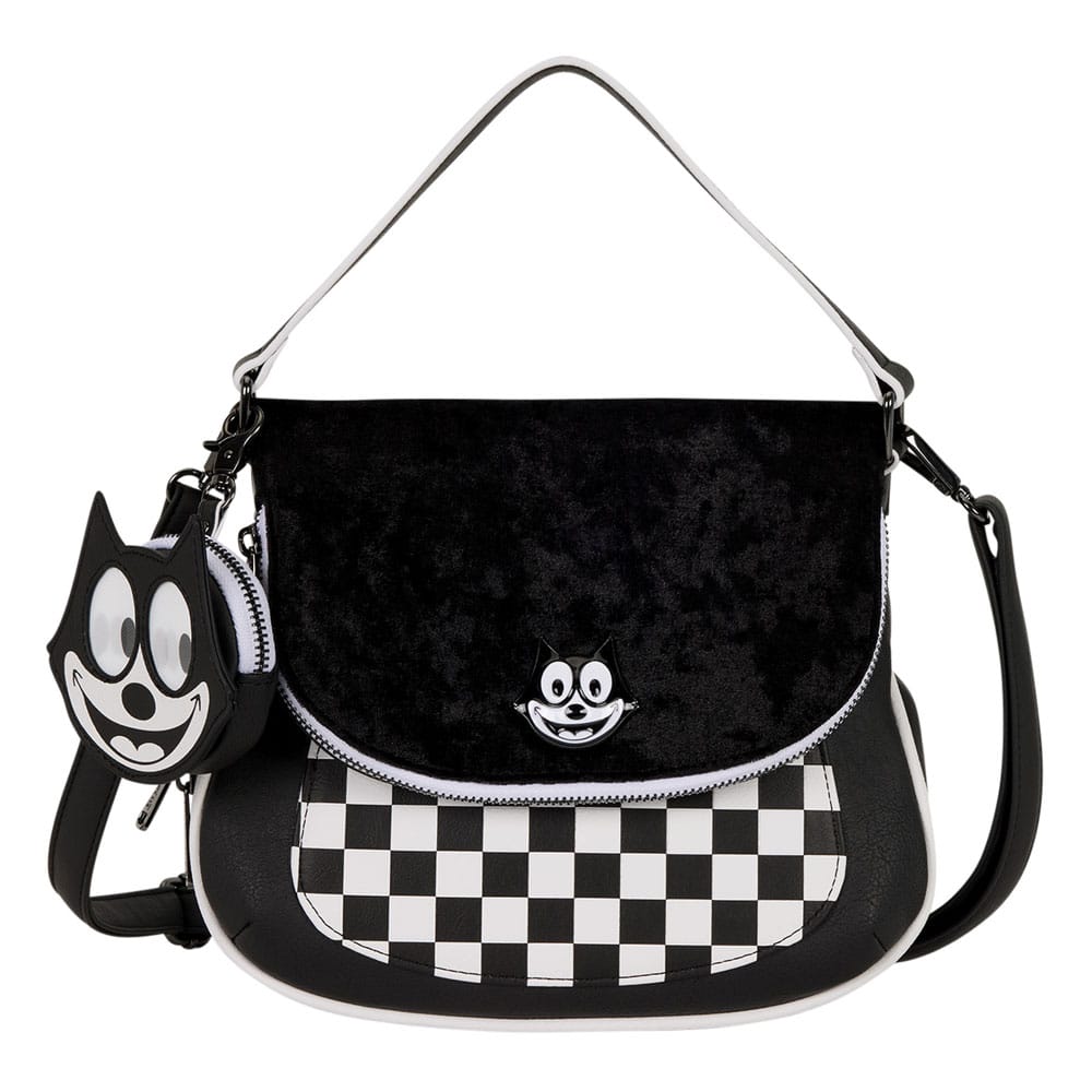 Loungefly Felix the Cat Denim Crossbody Bag