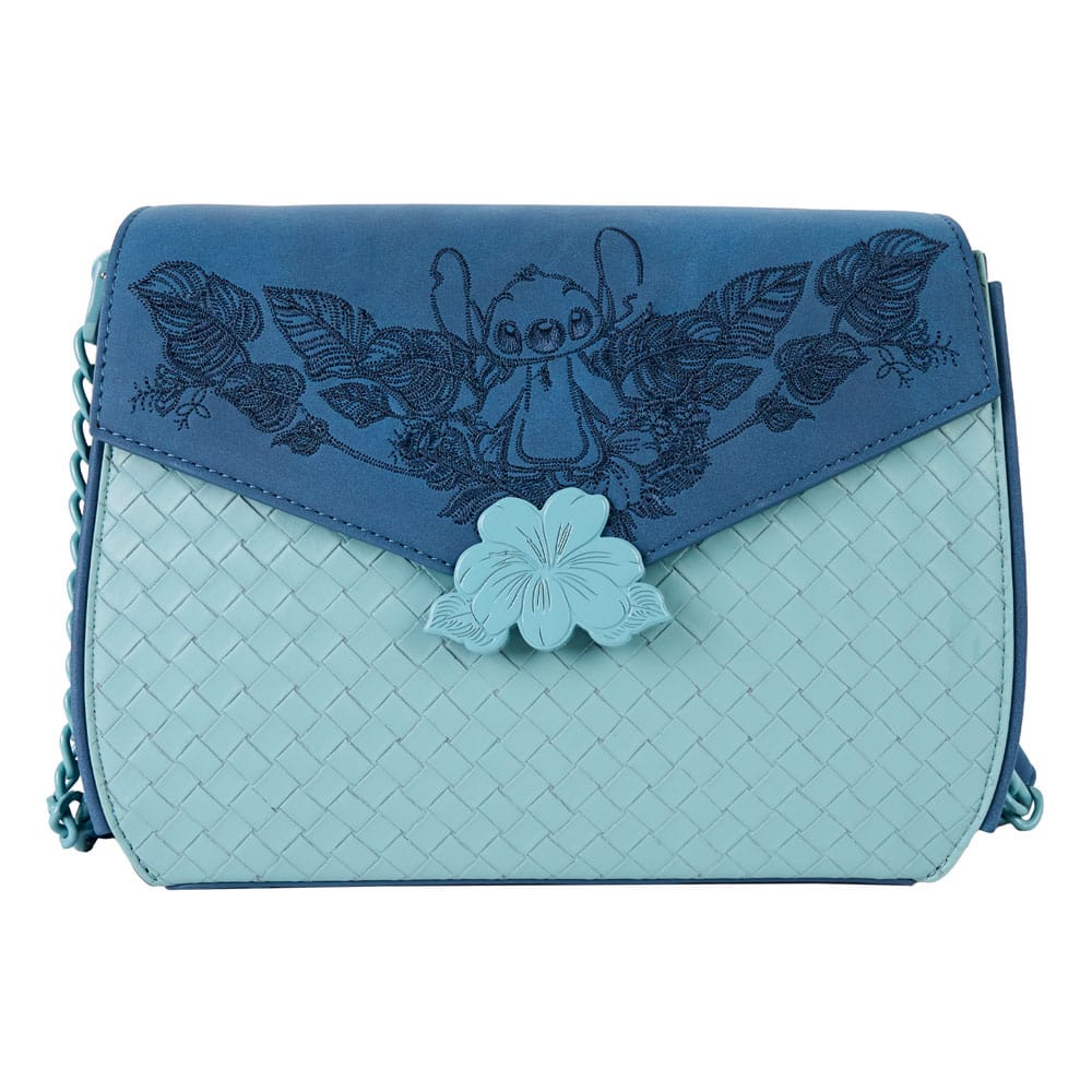 Disney Loungefly Stitch Embroidered Crossbody Bag