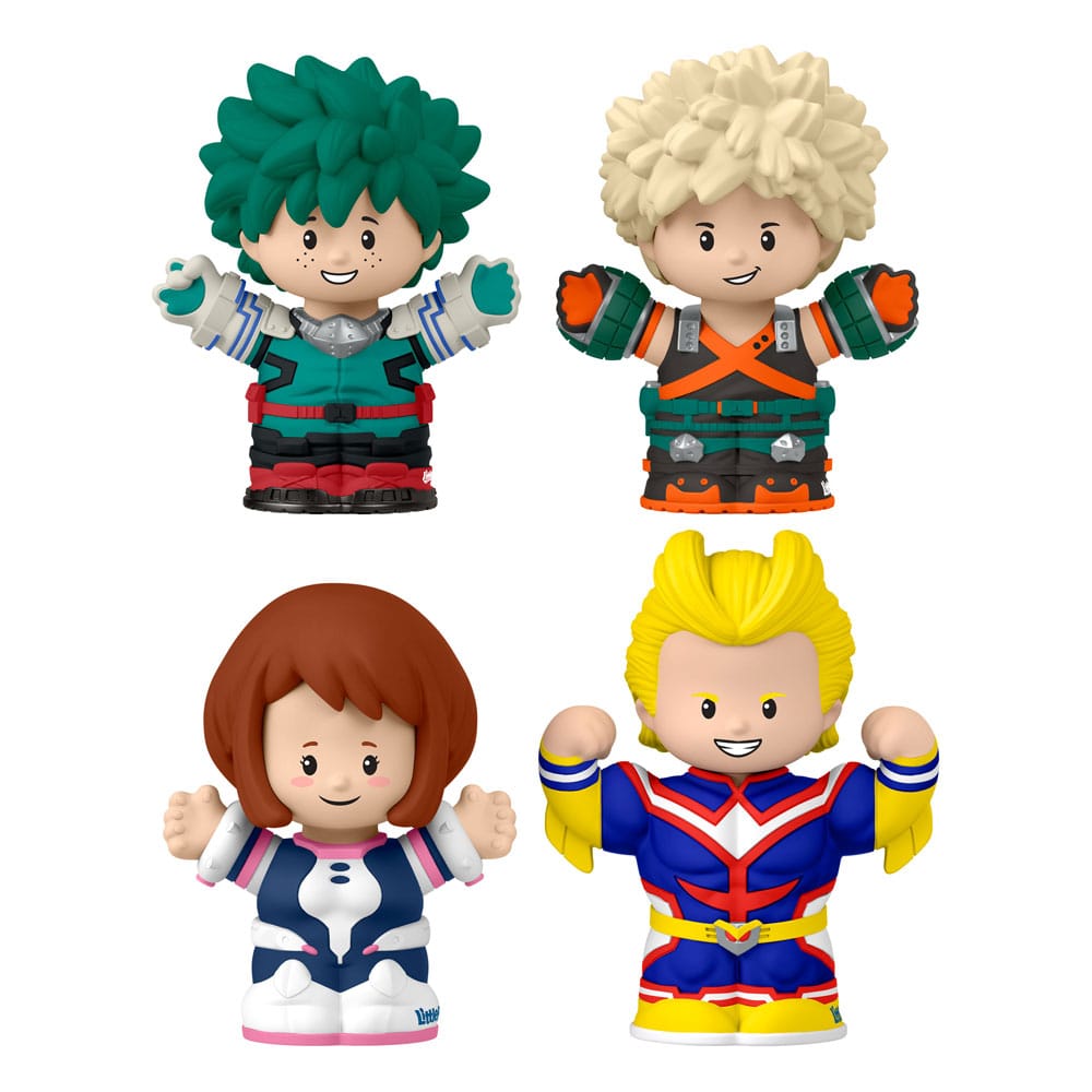 My Hero Academia Fisher-Price Little People Collector 4-Pack Mini Figures