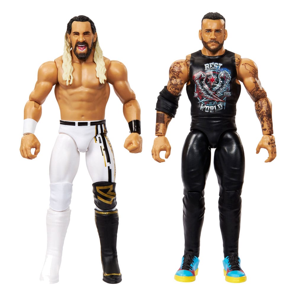 WWE Main Event Showdown: CM Punk vs Seth Rollins 6-inch Action Figures (2-Pack)