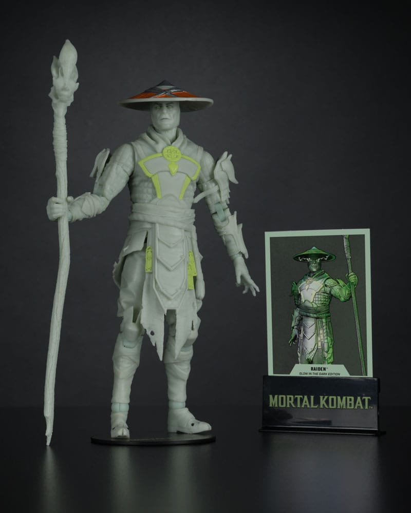 Mortal Kombat Raiden Glow in the Dark (Gold Label) McFarlane Toys 18cm Action Figure