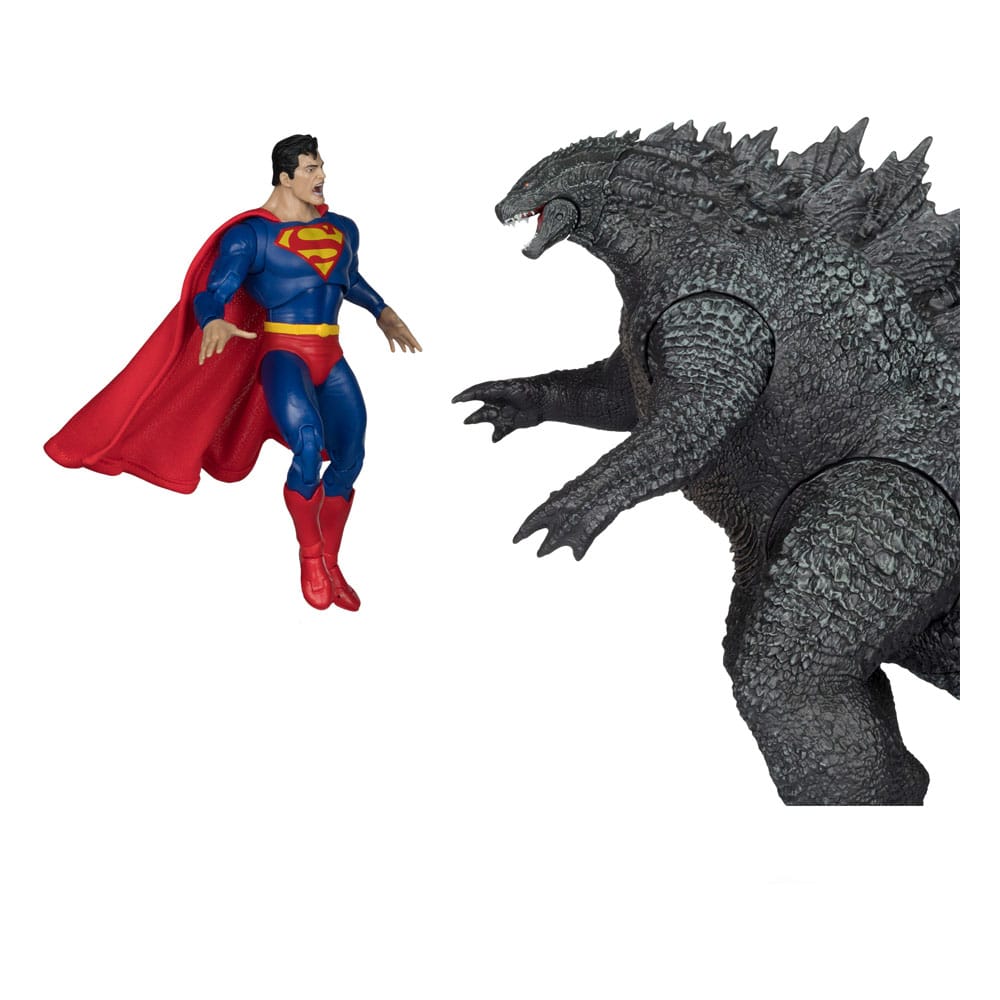 DC Multiverse Justice League x Monsterverse Superman vs Godzilla 30cm Action Figure 2-Pack
