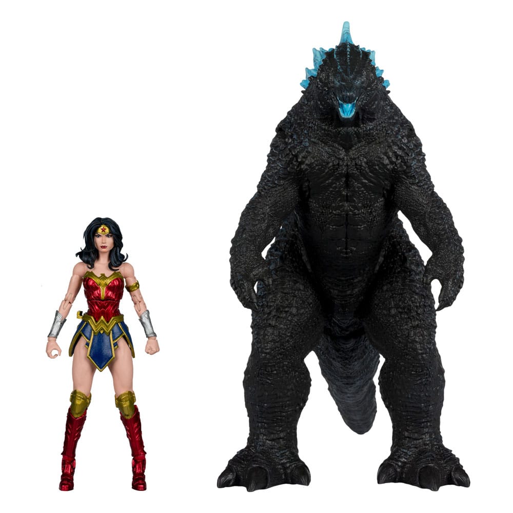 DC Justice League Vs. Monsterverse: Wonder Woman Vs. Godzilla Action Figures 2-Pack