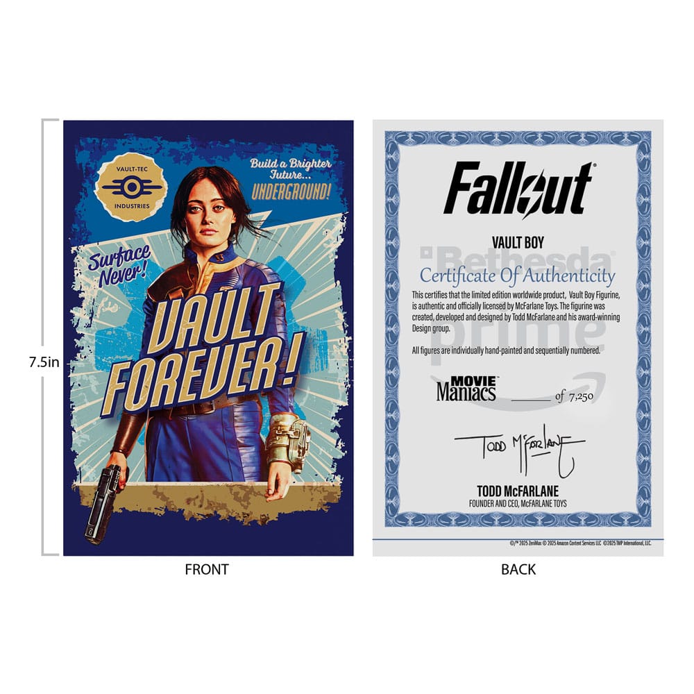 Fallout Vault Boy (Version 2) Movie Maniacs 14cm Statue