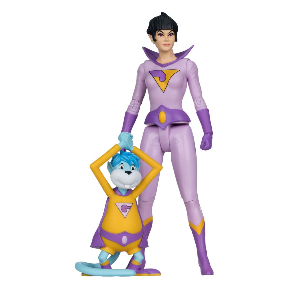 DC Retro Super Friends Jayna & Gleek Action Figure - Red Platinum Edition