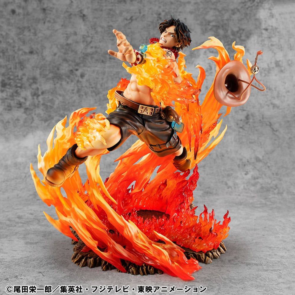 One Piece P.O.P NEO-Maximum Portgas D. Ace 15th Anniversary PVC Statue