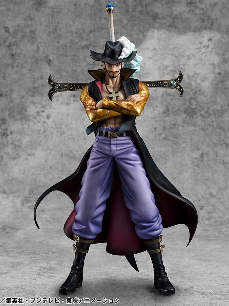 One Piece P.O.P SA-MAXIMUM PVC Statue: Hawk Eye Dracule Mihawk Ver. R (29 cm)