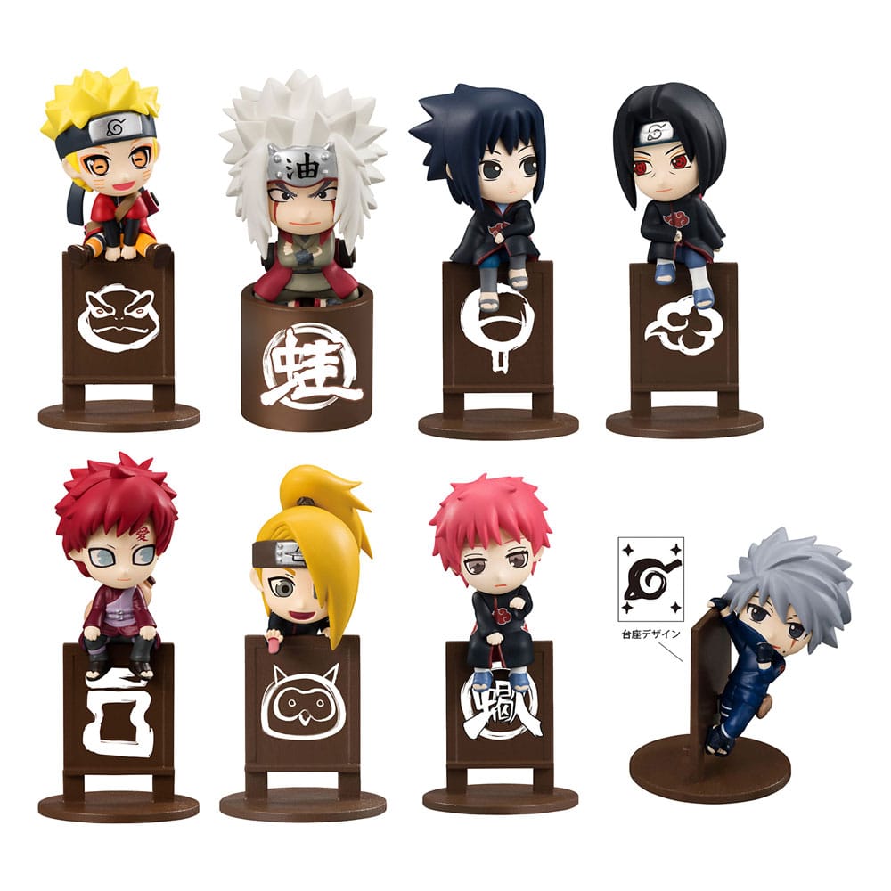 Naruto Shippuden Ochatomo Series Let's Have Tea Mini-figures, 5 cm Assortment (8)
