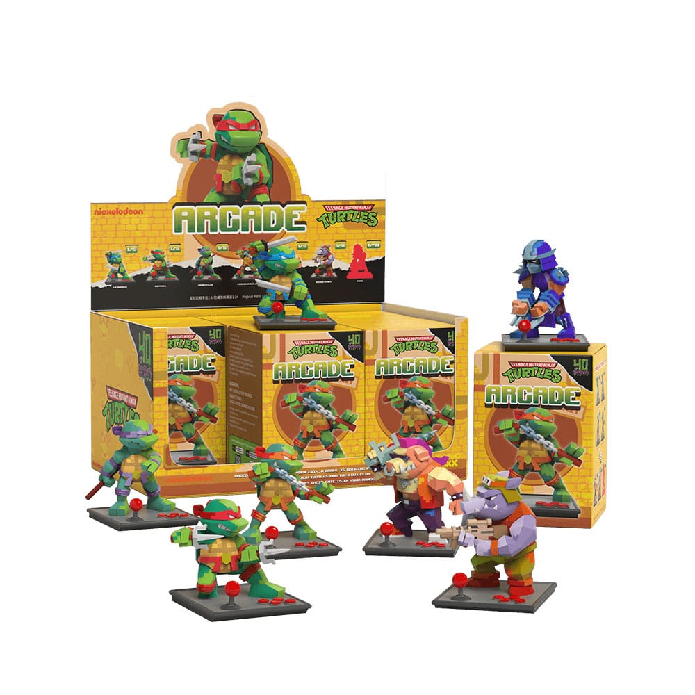 Arcade TMNT 4'' Vinyl Figure - Blind Box Display (6)