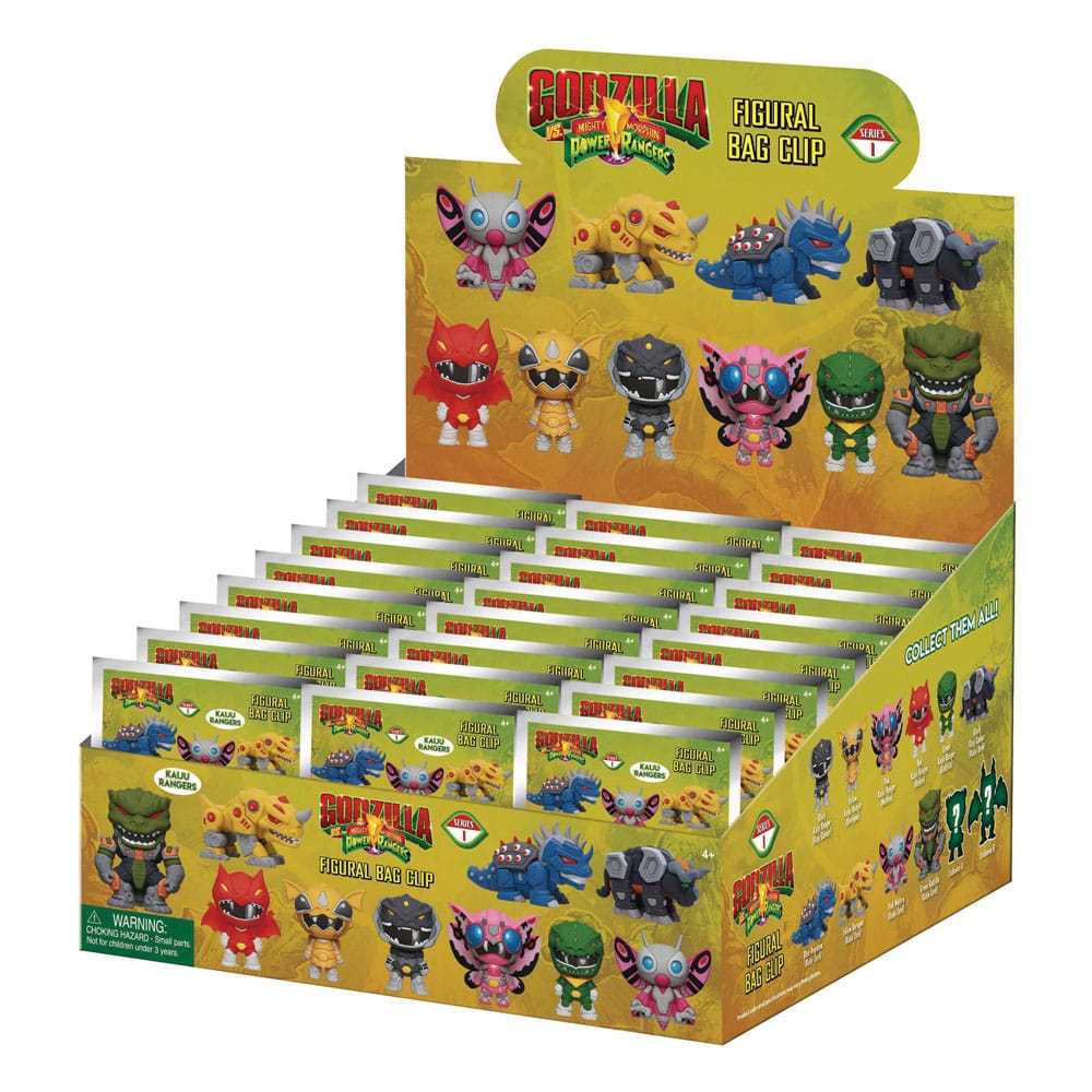 Godzilla vs. Power Rangers 3D PVC Bag Clips Series 1