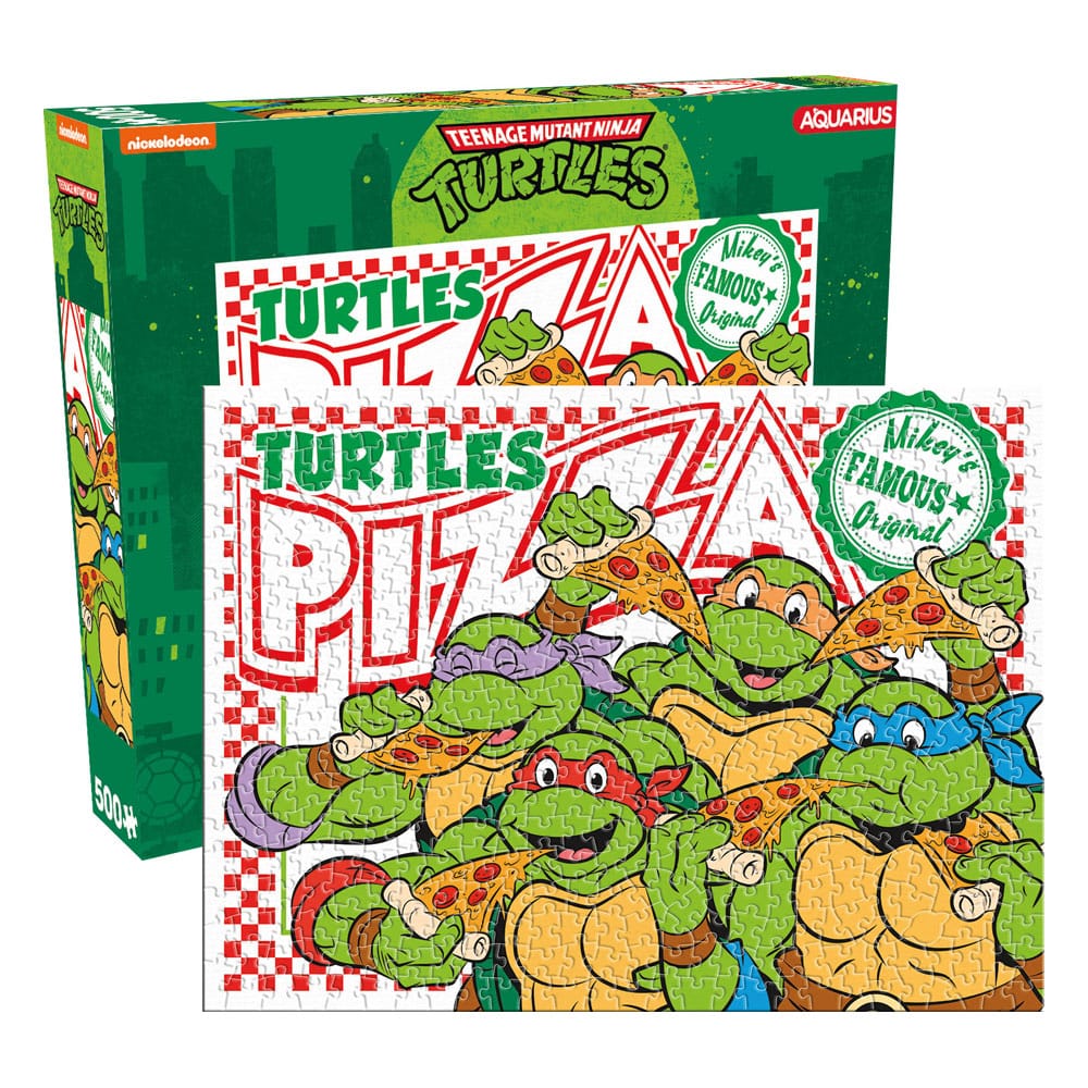 Teenage Mutant Ninja Turtles 500-Piece Pizza Jigsaw Puzzle