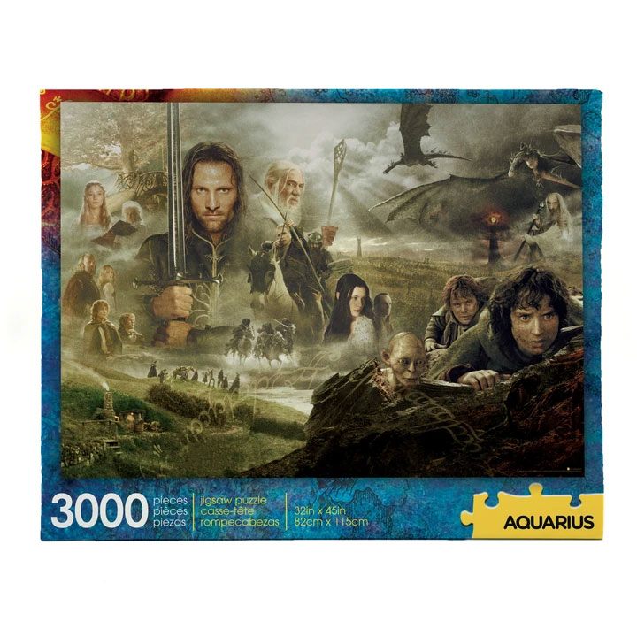 Lord of the Rings Saga Jigsaw Puzzle - 3000 Pieces by Aquarius