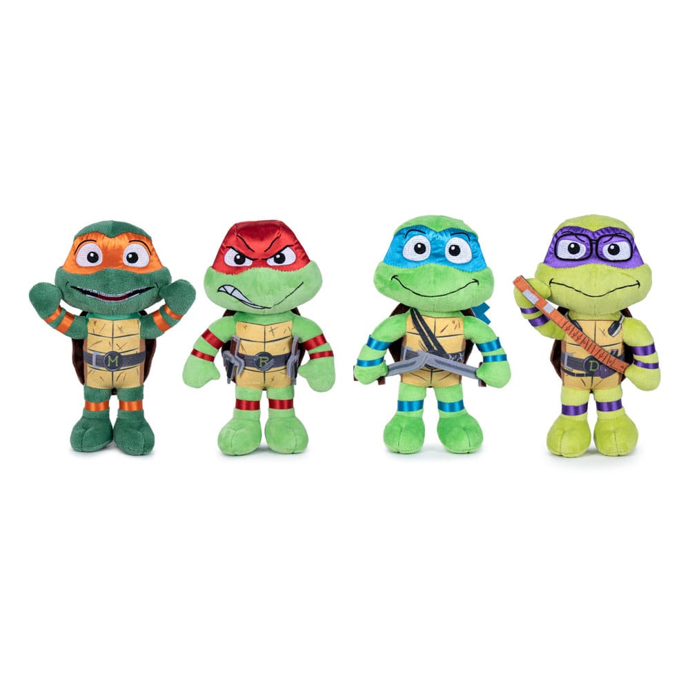 Teenage Mutant Ninja Turtles 21cm Plush Figures - Set of 24